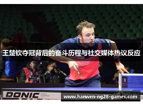 王楚钦夺冠背后的奋斗历程与社交媒体热议反应